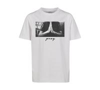 T-shirt per bambini Mister Tee pray Blanc 158/164