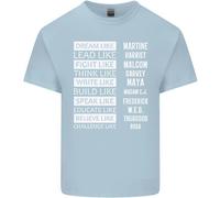 T-Shirt Per Bambini Neri Come Un Sogno Mese Della Storia