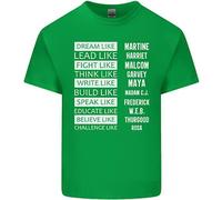 T-Shirt Per Bambini Neri Come Un Sogno Mese Della Storia