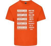 T-Shirt Per Bambini Neri Come Un Sogno Mese Della Storia