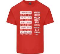 T-Shirt Per Bambini Neri Come Un Sogno Mese Della Storia