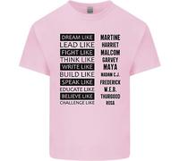 T-Shirt Per Bambini Neri Come Un Sogno Mese Della Storia