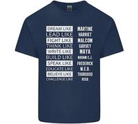 T-Shirt Per Bambini Neri Come Un Sogno Mese Della Storia