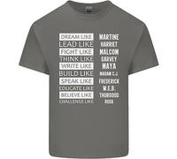 T-Shirt Per Bambini Neri Come Un Sogno Mese Della Storia