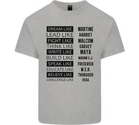 T-Shirt Per Bambini Neri Come Un Sogno Mese Della Storia