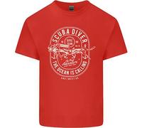 T-Shirt Per Bambini Scuba Diver L'Oceano Chiama