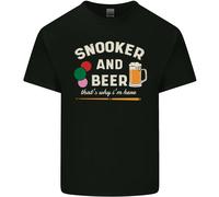 T-Shirt Per Bambini Snooker E Birra, Ecco Perché Sono Qui