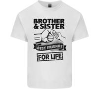 T-Shirt Per Fratelli E Sorelle Migliori Amici Bambini