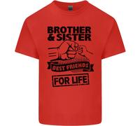 T-Shirt Per Fratelli E Sorelle Migliori Amici Bambini