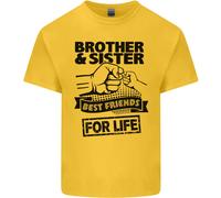 T-Shirt Per Fratelli E Sorelle Migliori Amici Bambini