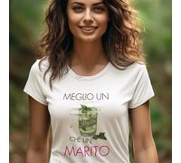 T-Shirt per l'addio al nubilato meglio un mojito che un marito per la sposa