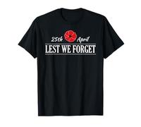 T-shirt per non dimenticare l'Anzac Day del 25 aprile Maglietta