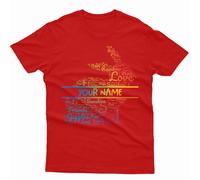 T-Shirt Personalizzata Arcobaleno Pasqua Festa Primavera Piena di Gioia...