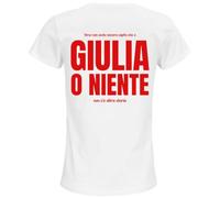 T-Shirt Personalizzata con "NOME O NIENTE"|Scegli Qualsiasi Nome|Idea Regalo Divertente per Uomo e Donna|Regalo Fidanzato, Marito, Compleanno, San Valentino (IT, Testo, XL, Regular, Regular, Bianca)