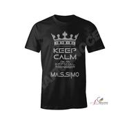 T-Shirt Personalizzata con Nome Stai Calmo sono un Giovane umorismo simpatica