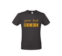 T-SHIRT PERSONALIZZATA con scritta dim. 21x30 cm. circa da personalizzare