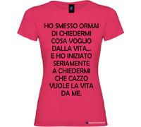 T-shirt personalizzata donna cosa voglio dalla vita