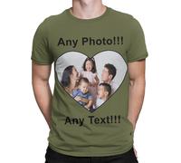 T-Shirt Personalizzata Foto e Testo Personalizzate Addio al Celibato Addio...