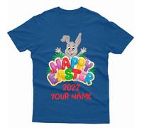 T-shirt personalizzata Happy Easter Cute Bunny Spring Festival abbinata...