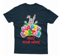 T-shirt personalizzata Happy Easter Cute Bunny Spring Festival abbinata...