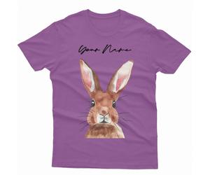 T-shirt personalizzata Happy Easter Cute Bunny Spring Festival abbinata...