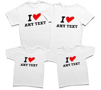 T-shirt personalizzata I love Your Text Best personalizzata compleanno idee...
