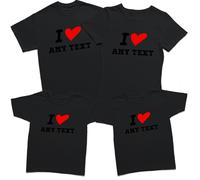 T-shirt personalizzata I love Your Text Best personalizzata compleanno idee...