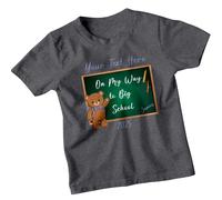 T-shirt personalizzata per bambini Orso sulla mia strada per la grande...