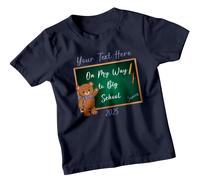 T-shirt personalizzata per bambini Orso sulla mia strada per la grande...