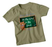 T-shirt personalizzata per bambini Orso sulla mia strada per la grande...