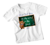 T-shirt personalizzata per bambini Orso sulla mia strada per la grande...