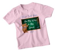 T-shirt personalizzata per bambini Orso sulla mia strada per la grande...