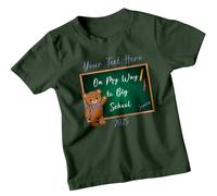 T-shirt personalizzata per bambini Orso sulla mia strada per la grande...