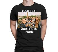 T-shirt personalizzata Personalizza la tua immagine testo stampato addio al...