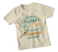 T-Shirt Personalizzata Ragazzi Ragazze Amicizia Best Friends Day Bestie...