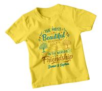 T-Shirt Personalizzata Ragazzi Ragazze Amicizia Best Friends Day Bestie...