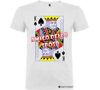 T-shirt personalizzata re di picche amico dello sposo per matrimonio