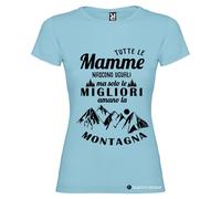 T-shirt personalizzata solo le migliori mamme amano la montagna maglietta