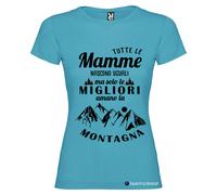 T-shirt personalizzata solo le migliori mamme amano la montagna maglietta