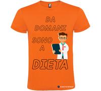 T-shirt personalizzata uomo Da domani sono a dieta Italian Style Diffusion©