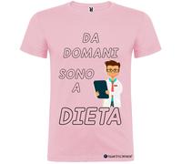T-shirt personalizzata uomo Da domani sono a dieta Italian Style Diffusion©