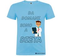 T-shirt personalizzata uomo Da domani sono a dieta Italian Style Diffusion©