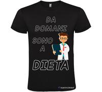 T-shirt personalizzata uomo Da domani sono a dieta Italian Style Diffusion©