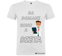 T-shirt personalizzata uomo Da domani sono a dieta Italian Style Diffusion©