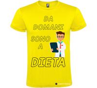 T-shirt personalizzata uomo Da domani sono a dieta Italian Style Diffusion©