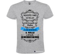T-shirt personalizzata uomo Il lato tranquillo dolce e folle