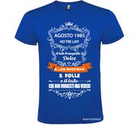 T-shirt personalizzata uomo Il lato tranquillo dolce e folle