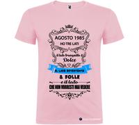T-shirt personalizzata uomo Il lato tranquillo dolce e folle