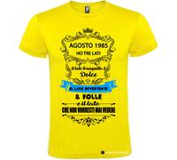 T-shirt personalizzata uomo Il lato tranquillo dolce e folle