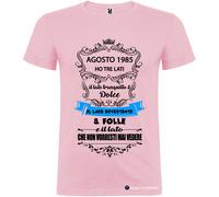 T-shirt personalizzata uomo Il lato tranquillo dolce e folle